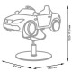 Детское парикмахерское кресло машинка 01